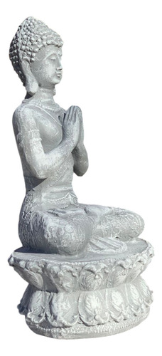 Escultura De Hormigón Buda Meditando Kalix Gardens 50x30 Zen