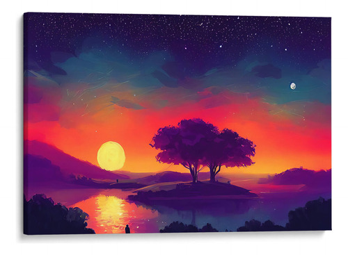 Canvas Lab Cuadro The Shire Sunset I 105x70, Kegp