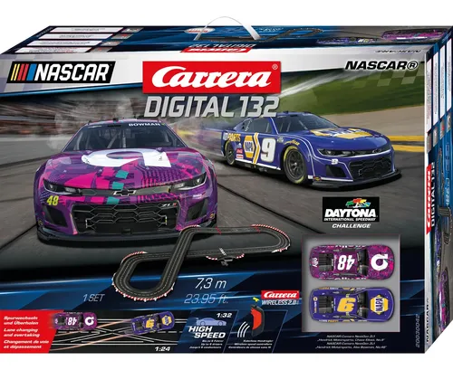 Carrera Digital 132 Nascar Daytona Slot Car Set - Black | MercadoLivre
