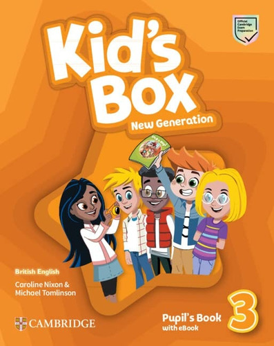 Kid's Box New Generation 3 - Book W/elecbook - Caroline, Mic