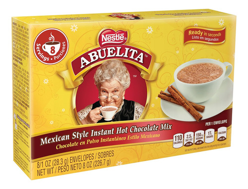 Mezcla De Chocolate Caliente Instantáneo Estilo Mexicano, 8 