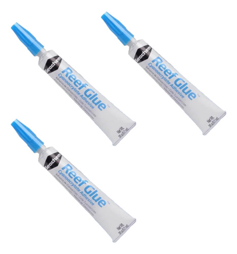 Reef Glue 20 Gr Seachem Pegamento Corales 3 Piezas