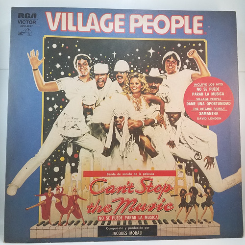 Village People Cant Stop The Music Vinilo Lp Ex