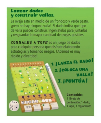 Imagen 2 de 3 de Corrales A Tope Juego Mesa Estrategia. Juego Rápido