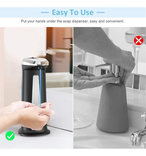 Dispensador De Jabón Líquido Automático Con Sensor