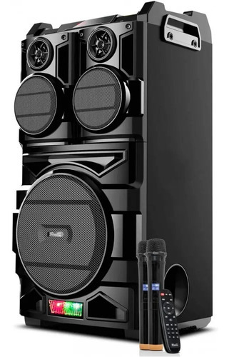 Parlante Karaoke Klip Xtreme Bigbash 6000w Led, 2 Micrófonos