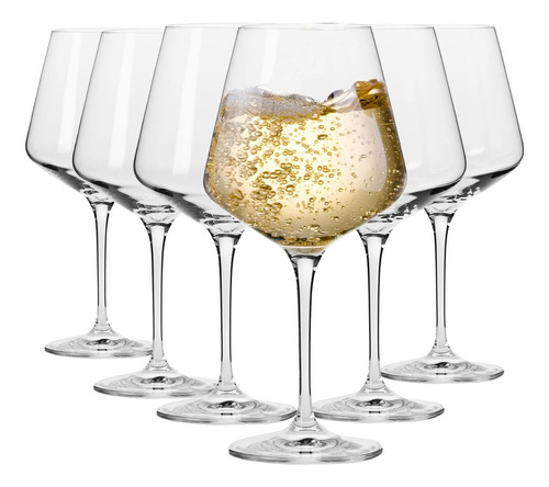 Copa Cristal Krosno Chardonnay Línea Avant Garde Pack X6 Und
