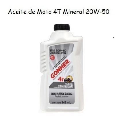 Aceite 4t O 4 Tiempos 20w50 Para Motos Jason Ma