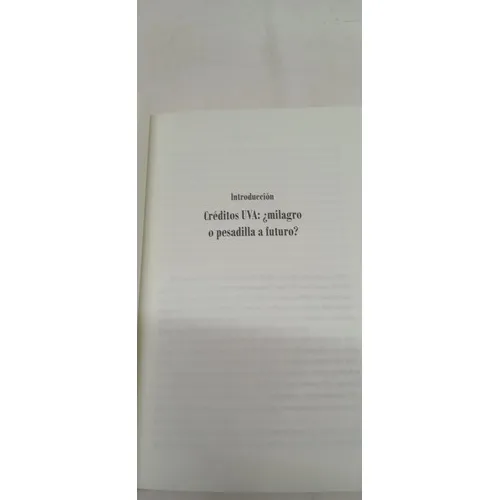 Creditos Uva - Otalora - Editorial Sudamericana - 1230 (Usado)