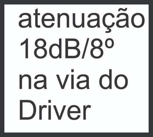 8 Divisor De Frequencia P/ Driver D4400 Ti 18db Jbl