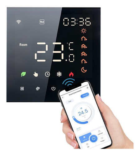 Termostato Wifi Inteligente 16a 3a Pantalla Lcd Programable