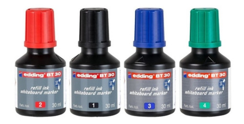 Tinta Marcador Recargable Edding Borrable X 4 Unidades