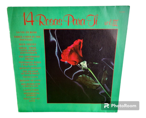 14 Rosas Para Ti Vol. 3 Disco Lp