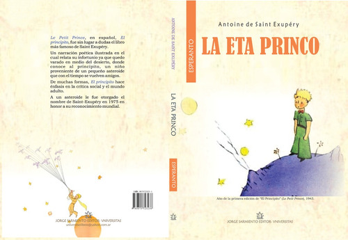 La Eta Princo - Principito En Esperanto - Saint Exupery