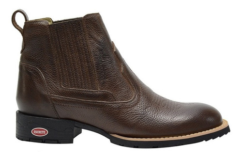 Botina Bota Country Cowboy Sertanejo 100% Couro Luxo Confort