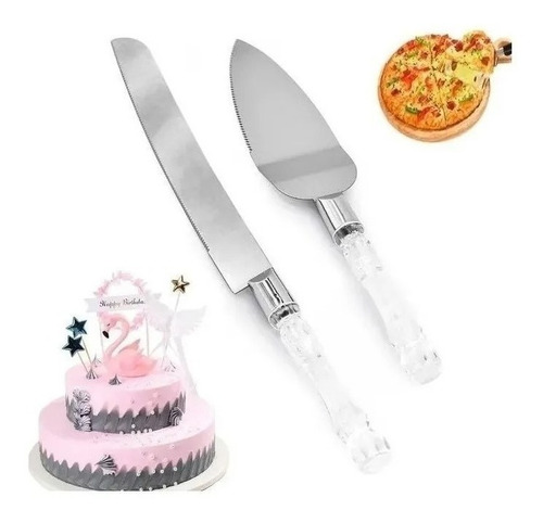 Imagen 1 de 1 de Set Cuchillos Cocina Cuchillo Y Servidor Tortas Tartas Pie