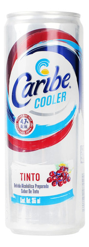 Licor Caribe Cooler Tinto 355 Ml