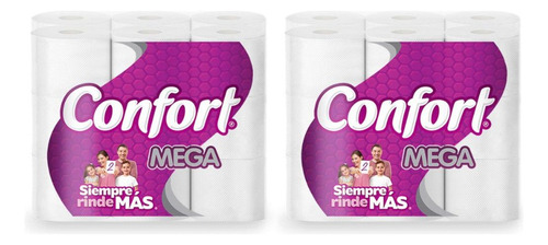 Confort Papel Higienico Doble Hoja 50 Metros 40 Rollos