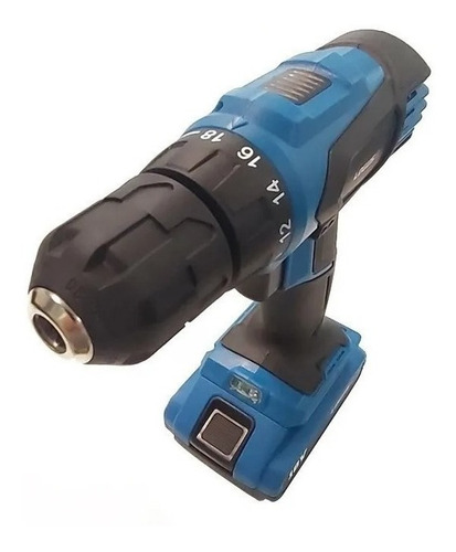 Taladro Percutor De Mano Inalambrico 18v Max + Maletin Color Azul
