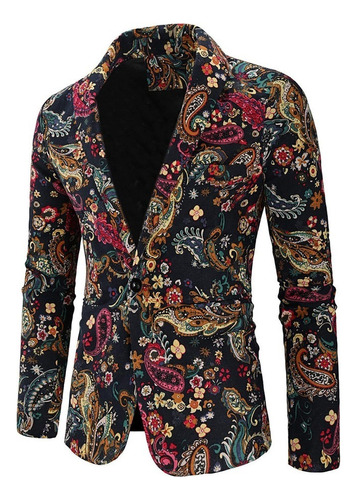 El Calor Blazer De Traje Con Estampado For Hombre