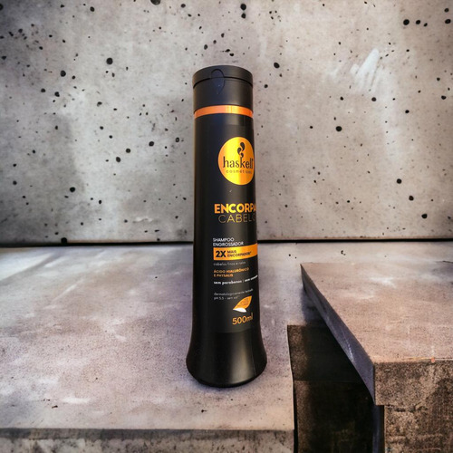 Shampoo Haskell Encorpa Cabelo Engrossar Fios 500 Ml