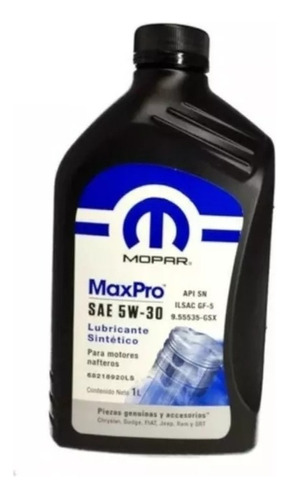 Aceite Sintético 5w30 X 1 Litro Mopar Original