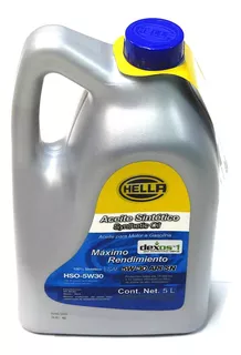 Aceite para motor Hella sintético 5W-30 para carros, pickups & suv de 1 unidad