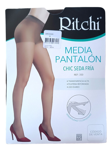 Medias Panty Ritchi Chic Seda Fría. Transparente Ref. 350