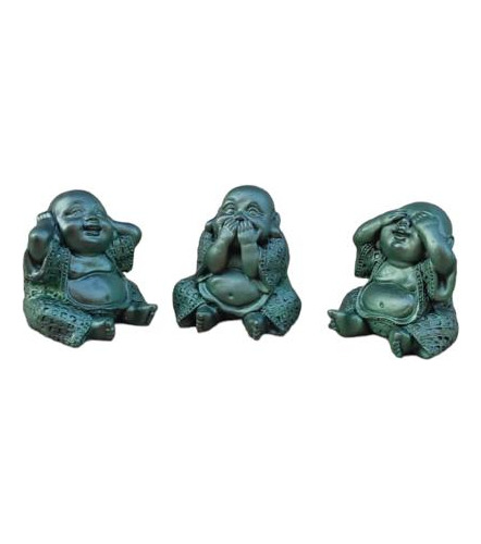 Trio Budas Sabios Green  13 Cm