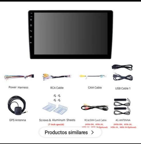 Pantalla Android 9 Con Subwoofer Y Ventilador