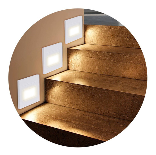 Spot Embutir Luminaria 5730 Led 2w Interior Iluminacion Escalera