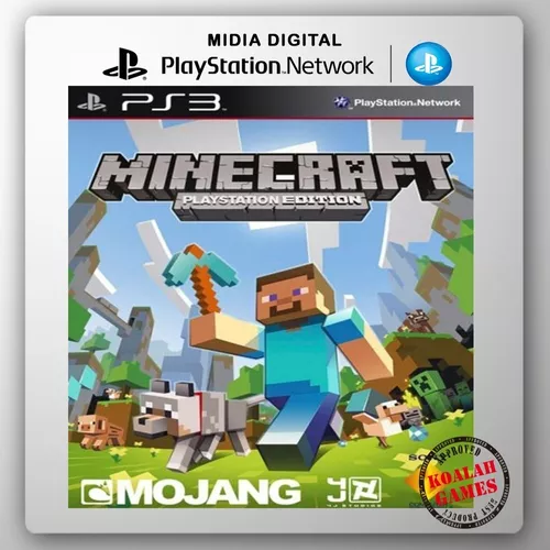 JOGO MINECRAFT PS3 MÍDIA FÍSICA ORIGINAL NOVO - Play Informática