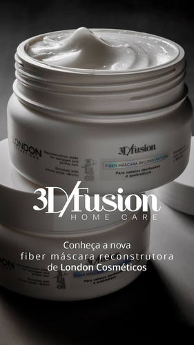 Máscara 200g + Multifuncional 200ml Fiber 3d Fusion London