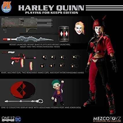 Mezco Dc Harley Quinn Playing For Keep Edition One:12