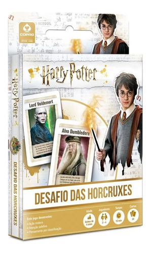 Jogo De Cartas Harry Potter Desafio Das Horcruxes - Copag