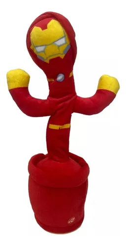Juguete de iron man que baila sale