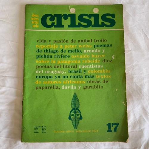 Revista Crisis 17 Peter Weiss Urondo Troilo Garabito