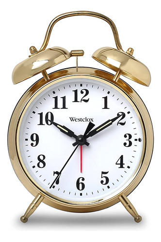 Westclox Big Ben - Reloj Despertador Con Doble Campana, Col.