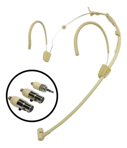 Microfone Headset Condensador Cardioide Dylan Dh-55 3 Plugs