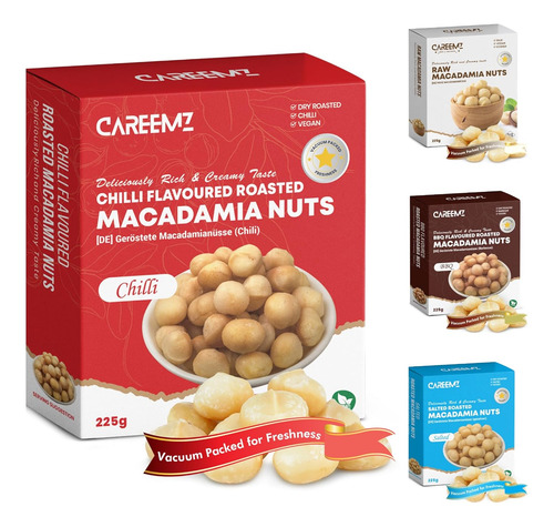 Careemz Nueces De Macadamia Tostadas Con Sabor A Chile, El M