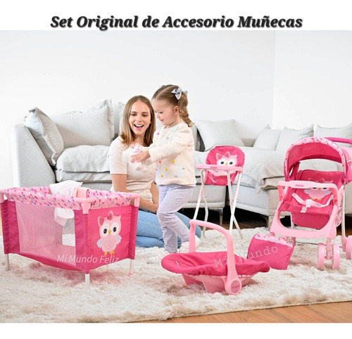 Set De Muñecas 5 En 1 Modelo Corazones Unicornio Babykits