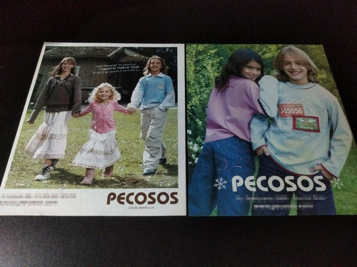 (pf883) 2 Publicidades Pecosos * Stefano De Gregorio