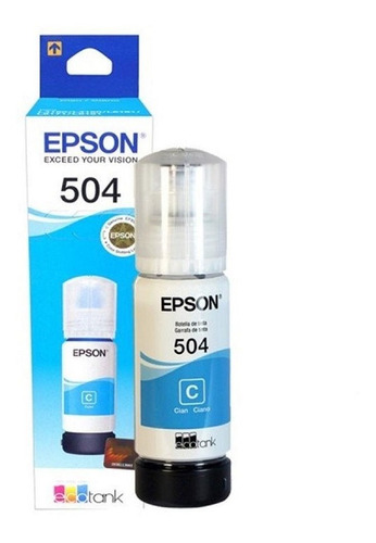 Refil Tinta T504 Epson L4150 L4160 L6161 L6191 L6171