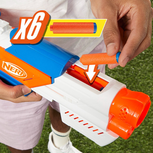 Lanzador Nerf N Series Strikeback Blanco