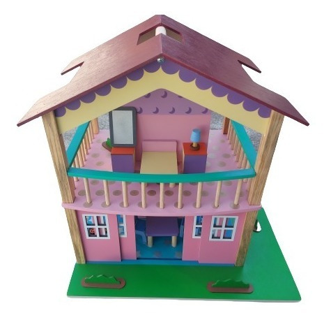 Casita De Muñecas En Madera