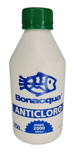 Anticloro Bonacqua 250 Ml Pecera Acuario Peces