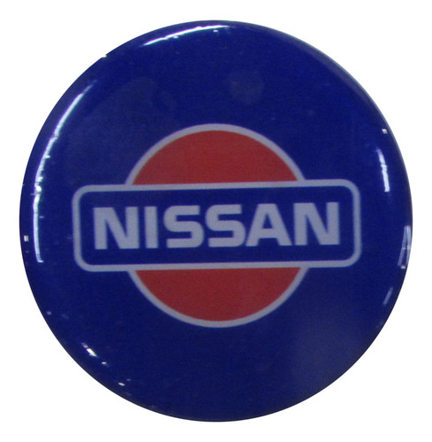 Calcomania Taza-llanta Nissan -azul-