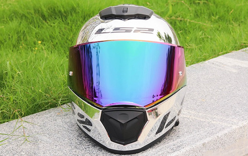Chu Mica Para Casco Espejo Ls2-ff390,certificación Dot/ece