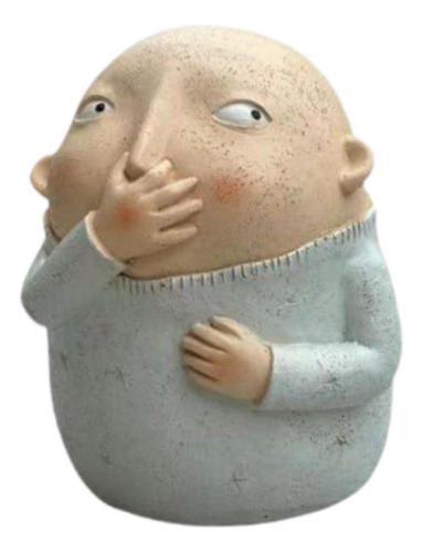 Compatible Escultura De Resina Que Sostiene La Nariz,