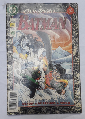 Historieta Comic * Batman  * Nº 244 Contagio 3 Edit Vid 